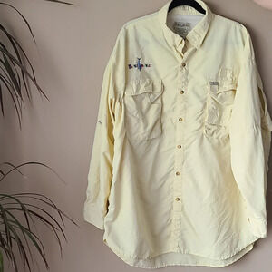 Mens shirt Size XXXL yellow Tacky Jacks nylon